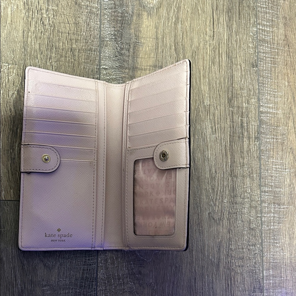 Kate Spade Blush Pebbled Tote and Wallet - Picture 6 of 7